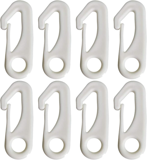 Profession Flag Pole Clip Snap Hooks Durable Nylon Flag Clips Flag Pole Accessory - Attach Flags Hooks to Halyard Rope and Buckle The Flag(Pack of 8)
