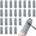 20 Pieces Cut Resistant Finger Cots Protection Reusable Finger Thumb Protector Gloves for Kitchen Sculpture Work (2.2 Inch)