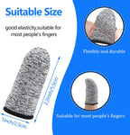 20 Pieces Cut Resistant Finger Cots Protection Reusable Finger Thumb Protector Gloves for Kitchen Sculpture Work (2.2 Inch)