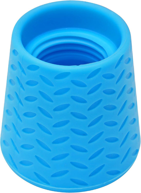 Portable Outdoor Shower for Dogs, Portable Pet Shower Head Attachment Outdoor Water Sprayer Accessory, Fits Most Plastic Water Bottles for Camping Hiking Beach (1 Pack, Blue)