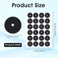 96Pcs Pool Table Marker Dots, Billiard Spot Position Stickers, Billiard Point Sticker Accessories, Pool Table Stickers