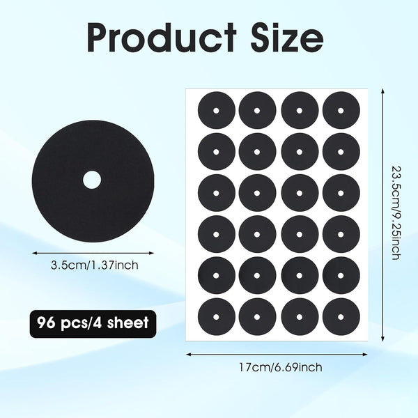 96Pcs Billiard Pool Table Marker Dots, Point Sticker Accessories