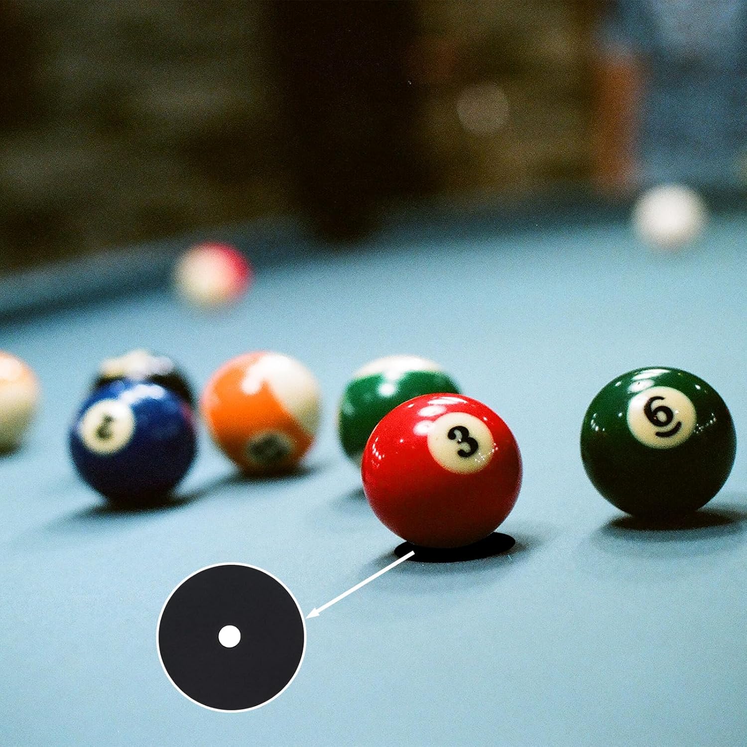 96Pcs Pool Table Marker Dots, Billiard Spot Position Stickers, Billiard Point Sticker Accessories, Pool Table Stickers