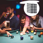 96Pcs Pool Table Marker Dots, Billiard Spot Position Stickers, Billiard Point Sticker Accessories, Pool Table Stickers