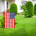 Garden Flag Rubber Stoppers and Tiger 10 Pieces Pack Stand Holder Pole Anti-Wind Clips for Flags Stopper Yard Clip Stops Accessories Poles
