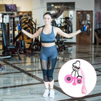 Fitness Keychain for Women,Dumbbell Gym Bag Charm,PVC Workout Keychain Accessory for Gym Lovers (Black)
