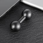 20mm to 20mm Ball Mount Arm, Black Aluminum Alloy Ball Adapter Double Balls Mount Extension Connector for Secure Attachment for Mounting Arm with 20 mm Connections Compatible with 20 mm Mounting Arms