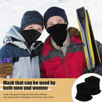 2 Pack Winter Neck Warmer Gaiter,Soft Fleece Windproof Face Cover Mask Scarf Bandana for Men & Women Outdoor Sports