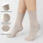 3 Pairs Non Slip Pilates Socks with Grips for Women, Yoga Grip Socks for Yoga, Barre, Dance, Ballet, Fitness