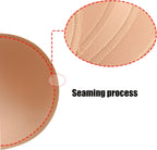 3 Pairs Round Seam Women's Removable Sports Yoga Bra pad, Bikini Top Bra Pads Insert