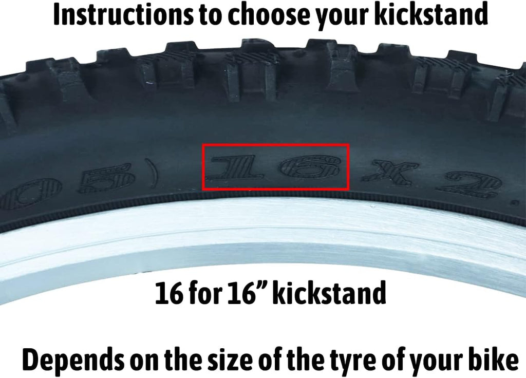 Bike Kickstand Children's Bicycle Kickstand Stand Folding Cycling Center Bracket 12" 14" 16" 18" 20" 22" 24" 26" 28" Bike Racks