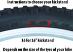 Bike Kickstand Children's Bicycle Kickstand Stand Folding Cycling Center Bracket 12" 14" 16" 18" 20" 22" 24" 26" 28" Bike Racks
