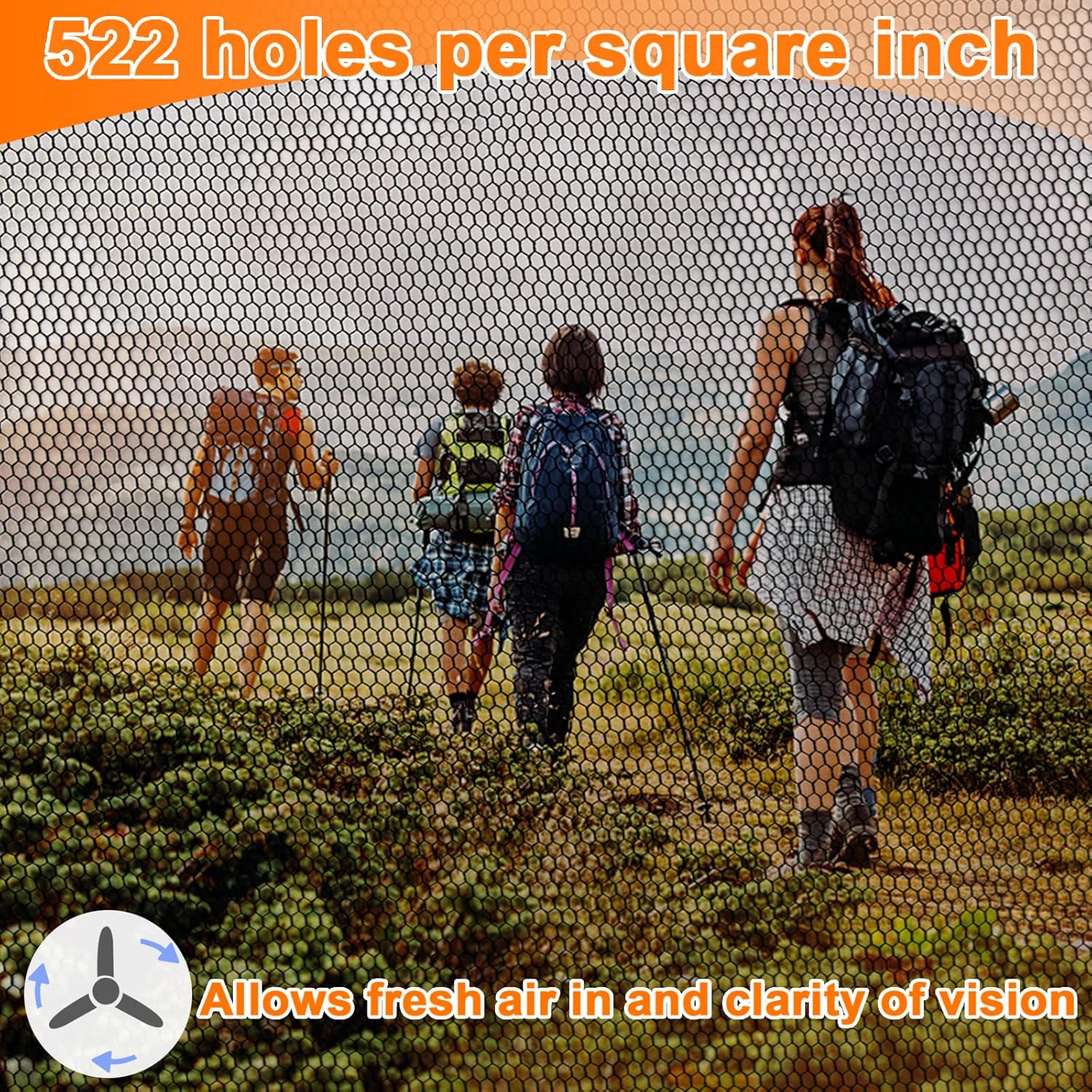 Mosquito Head Net, Face Neck Fly Netting Hood from Bugs Gnats Noseeums Screen for Any Outdoor Lover - with Carry Bags Fits Most Sizes of Hats Caps (2pcs, White, Updated Big Mesh)