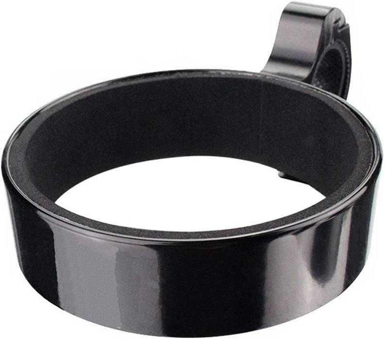 Bike Handlebar Cup Holder, Clinch Bottle Cages，Black with Multi-Way Mount for Commuters and Road Bike