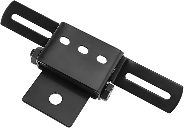 Motorcycle License Plate Bracket, Adjustable Fender Eliminator Turn Signal Light Bracket, Universal License Plate Holder with Light Mount for ATV Bike, Motorcycle Accessories (Black)