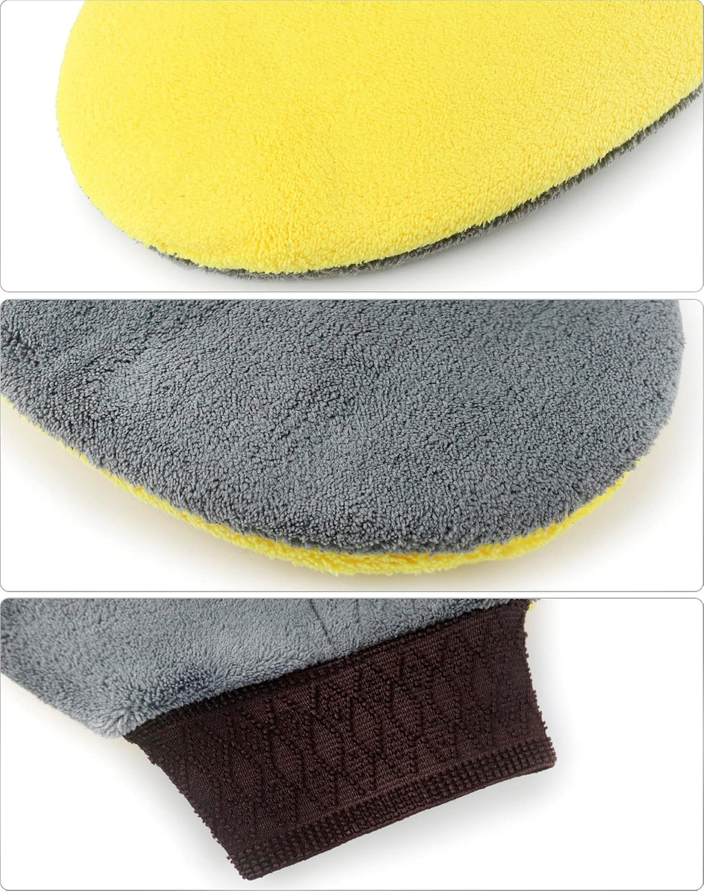 4 Pack Painter's Gloves, Soft Microfiber Terry Mitts for Cleaning, Dusting, and Painting