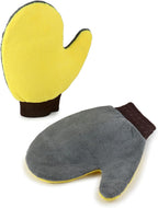 4 Pack Painter's Gloves, Soft Microfiber Terry Mitts for Cleaning, Dusting, and Painting