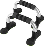 Steel Push Up Handles for Floor, Portable Push Up Stands with Non-Slip Grip, Angled Incline