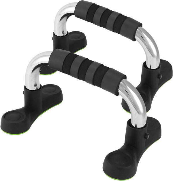 Steel Push Up Handles for Floor, Portable Push Up Stands with Non-Slip Grip, Angled Incline