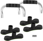 Steel Push Up Handles for Floor, Portable Push Up Stands with Non-Slip Grip, Angled Incline