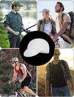 4 Pieces Summer Unisex Cycling Cap Breathable Bicycle Caps Sweat-Absorbing Biking Caps for Women Men Running Outdoor Sports