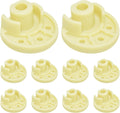 9709707 Mixer Rubber Foot, 10Pcs Blender Bottom Pads Feet Replacement Parts for Kitchen Aid Tilt Head Stand Mixer KSM150 KSM152 KSM154 KSM155 KSM158 KSM160 WP9709707 AP4326634 PS1488432
