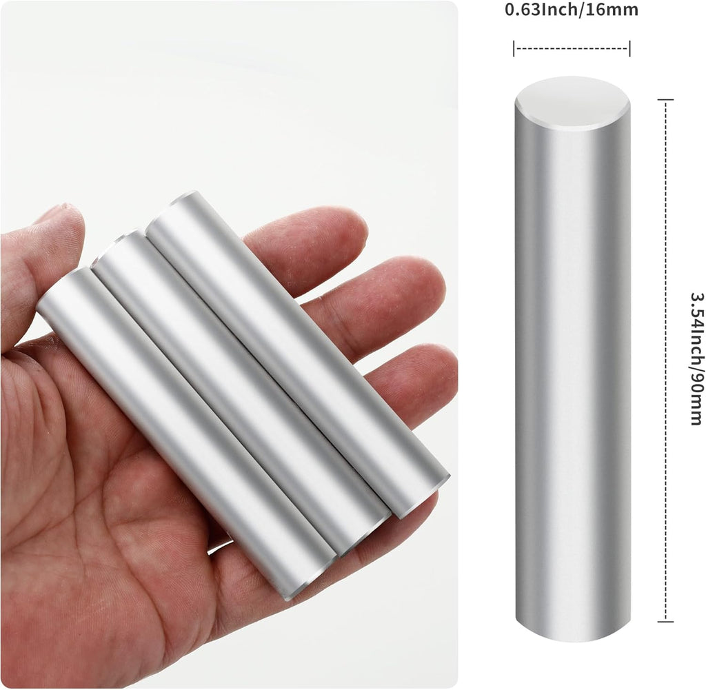 99.99％ Magnesium Metal Rod, High Purity Mg Bar for Fire Starter, Survival Emergency, Sparks Accessory for Outdoor Travel Camping Hiking 3.5" Long x 0.63" Diameter (900mm x 16mm)