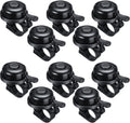 Bike Bells Bulk Aluminum Loud Crisp Bicycle Bell Clear Sound Mountain Bike Accessories Easy Installation for Boys Girls Adults Kids, Black