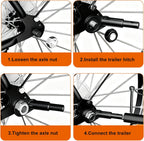 Bike Trailer Hitch Connector Kit