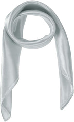 Satin Neck Square Scarf for Women Solid Color Silk Purse Scarf Lightweight Fashion Scarves Headband for Hair Handbag