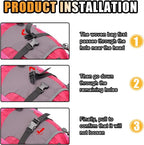 Battery Box Strap - Adjustable Buckle, Auto & Trailer Hold Down Strap - 2 PCS Pack (39 Inch, Quick Release)
