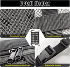 Car Ceiling Cargo Net Pocket, 30" x 21.2", Droop Less Car Storage Organizer, Strengthen Load Bearing Double Layer Mesh Organizer, SUV, Trucks, Camping, Road Trip Essentials