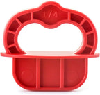 Deck Board Jig, 12 Pcs 1/4" Gap Deck Board Spacer Rings for Pressure Treated, Composite, PVC, Plank