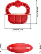 Deck Board Jig, 12 Pcs 1/4" Gap Deck Board Spacer Rings for Pressure Treated, Composite, PVC, Plank