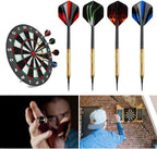 12 Pcs Darts Plastic Tip, Soft Tip Darts Set, 14g Plastic Tipped Dart, Attach Extra 36 Black 2BA Replacement Tips, Soft Tip Darts for Electronic/Plastic Dartboard