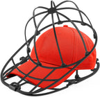 Hat Washer Cage for Washing Machine & Dishwasher- Ball Cap Washer for Baseball Caps & Hats, Baseball Cap Cleaner and Shaper, Fits Adult/Kids Caps (Black)