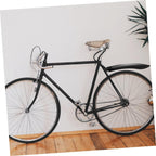 Adjustable Black Bicycle Mudguard Set - 1 Set