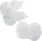2 Pack 2-Egg Portable Camping Egg Holder for Fridge