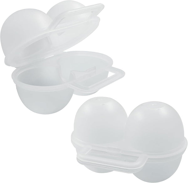 2 Pack 2-Egg Portable Camping Egg Holder for Fridge