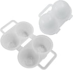 2 Pack 2-Egg Portable Camping Egg Holder for Fridge