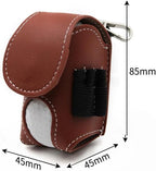 Golf Ball Pouch Set of 2 Belt Clip Holder Perfect Golf Gift for Men