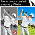 Golf Swing Trainer for Beginners - Black - Set of 1 - Ideal Training Aid