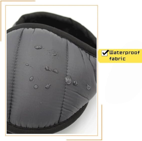Foldable Windproof Neck Warmer for Men and Women Ideal for Cycling and Winter Sports Black
