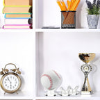 3 Piece Acrylic Ball Display Stand Holder for Baseball Golf Softball Tennis and Other Sports Balls