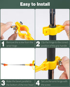 Golf Wrist Trainer Yellow 1 Pack Swing Correction Tool for Beginners Arm Elbow Position Training Accessory