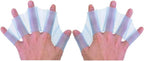Silicone Swim Fins - Blue - 1 Pair - Ideal for Snorkeling - Comfortable Silicone Swimming Equipment