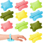 10-Pack Portable Ergonomic Wrist Rest for Typing Keyboard Computer Use Plush Material Curved Design