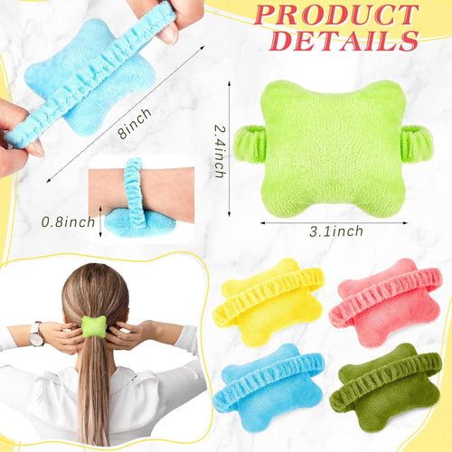 10-Pack Portable Ergonomic Wrist Rest for Typing Keyboard Computer Use Plush Material Curved Design