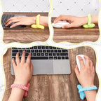 10-Pack Portable Ergonomic Wrist Rest for Typing Keyboard Computer Use Plush Material Curved Design