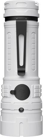 Rechargeable LED Torch - White - 1 Piece - Lightweight Portable Flashlight for Camping Backpacking Hiking